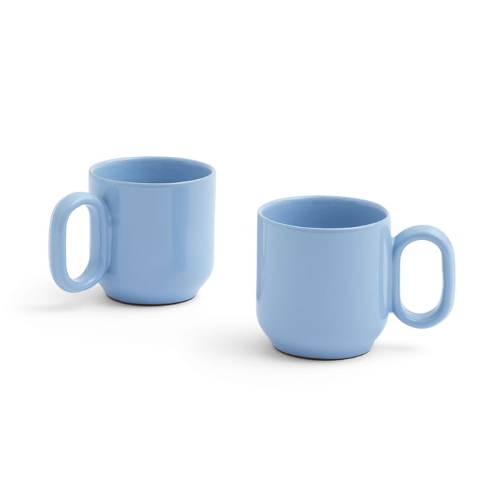 Barro mug 2-pack, Light blue HAY