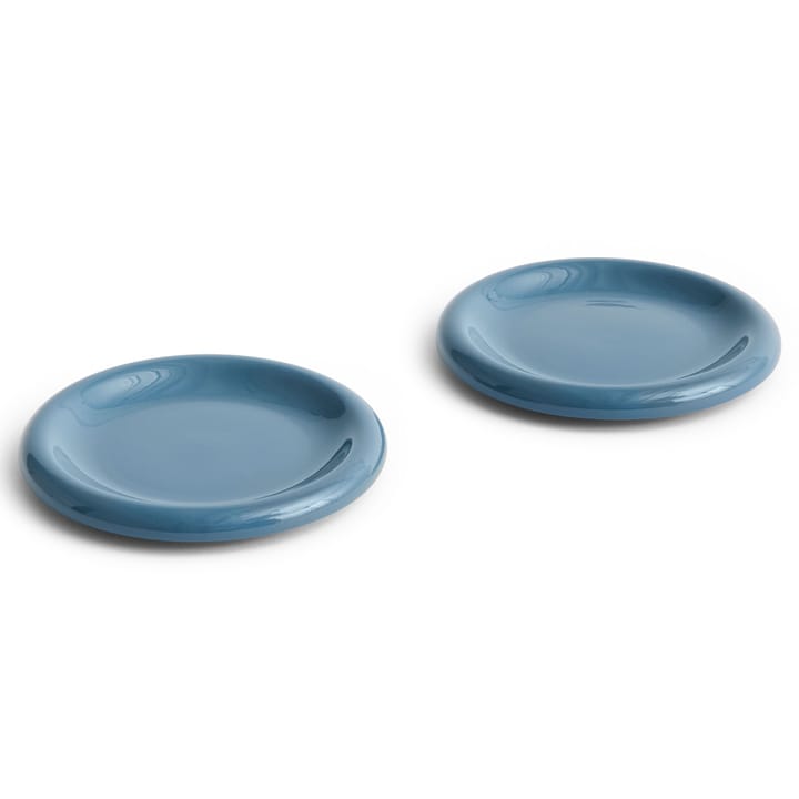 Barro plate Ø18 cm 2-pack, Dark blue HAY