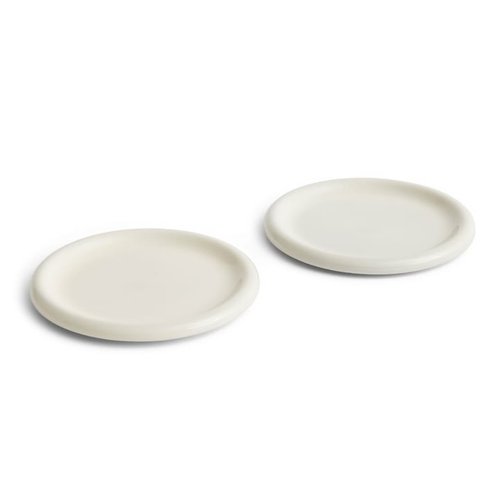 Barro plate Ø24 cm 2-pack, Off-white HAY