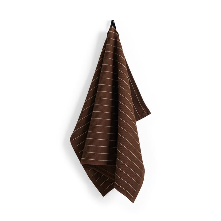 Canteen kitchen towel 52x80 cm - Chocolate pinstripe - HAY