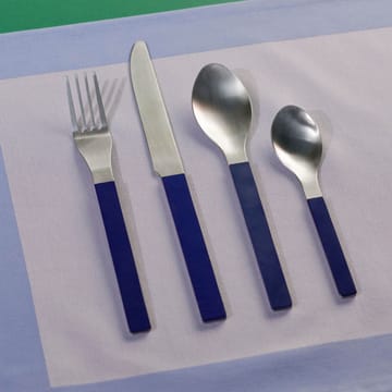 MVS cutlery set 4 pieces - Dark blue - HAY