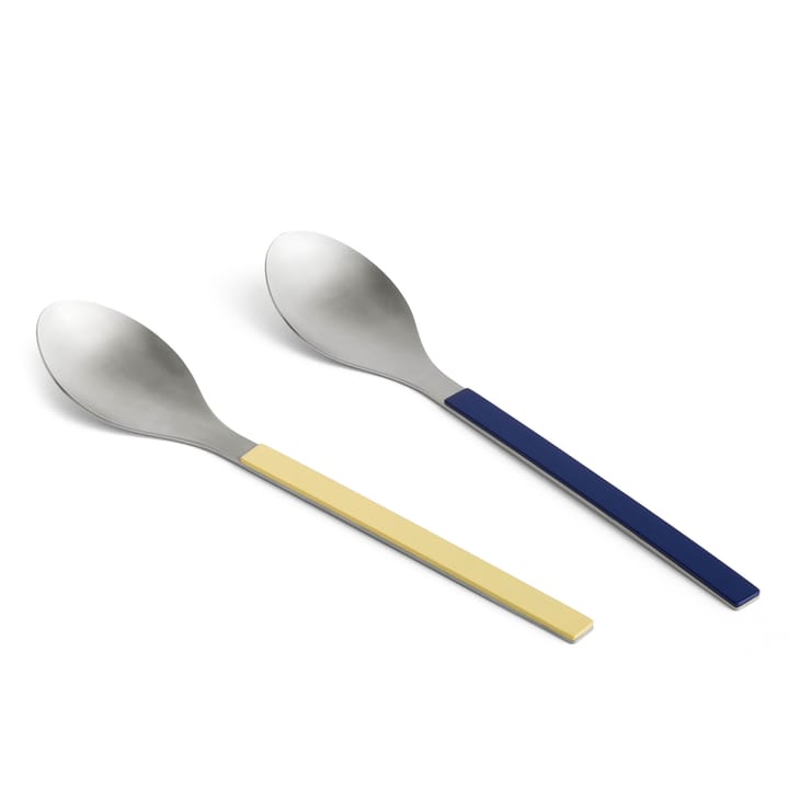 MVS serving spoon 2-pack, Dark blue-yellow HAY