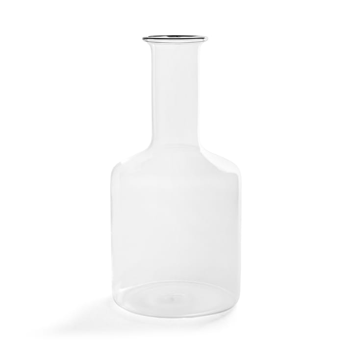 Rim carafe 1.2 l clear, Black HAY