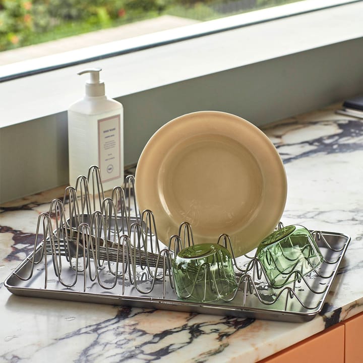 Shortwave dish-drying rack, stainless steel HAY