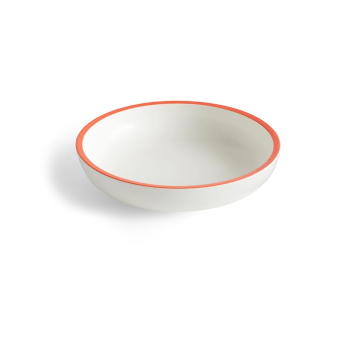 Sobremesa serving bowl S Ø20 cm, White-red HAY