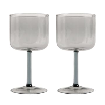 Tint wine glass 25 cl 2-pack - grey - HAY