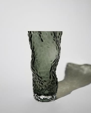 Ostrea Rock glass vase 30 cm - Midnight blue - Hein Studio