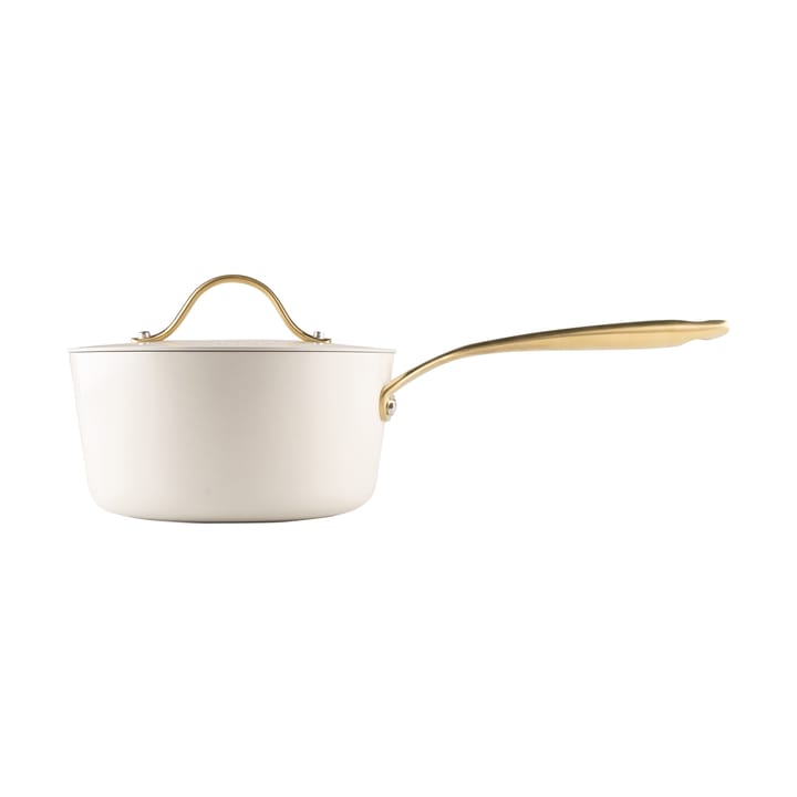 Heirol Royal Pearl saucepan with lid Ø18 cm, White-gold Heirol