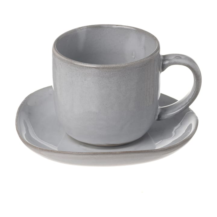 Heirol x Nosse Svelte cup with saucer 12 cl, Stone Heirol