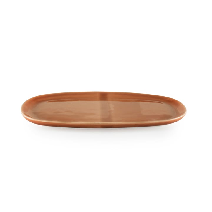 Heirol x Nosse Svelte plate oval 25 cm, Terracotta Heirol