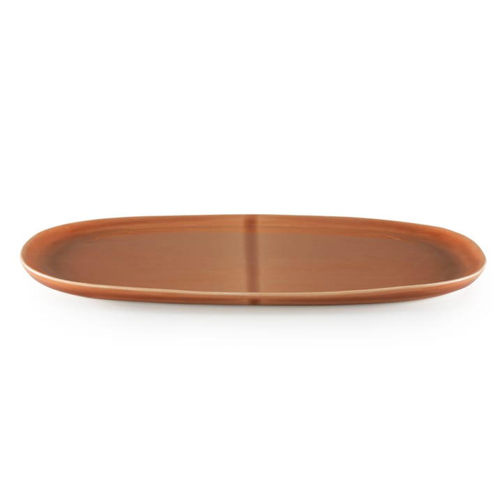 Heirol x Nosse Svelte plate oval 30 cm, Terracotta Heirol