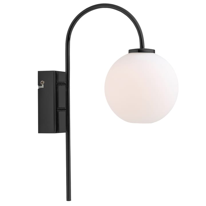 Ballon wall lamp, black Herstal