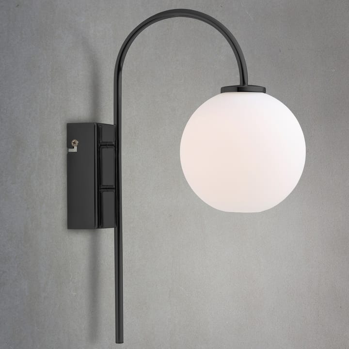 Ballon wall lamp, black Herstal