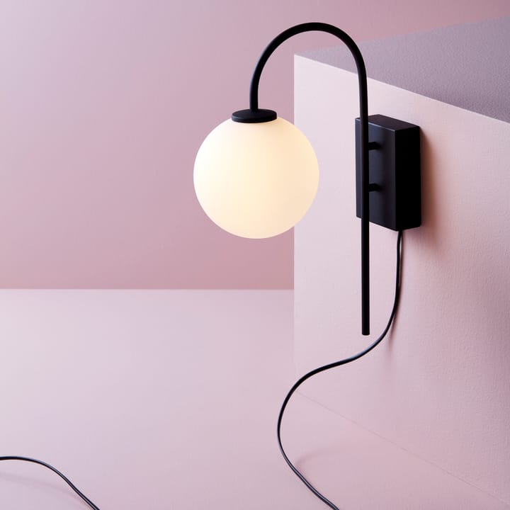 Ballon wall lamp, black Herstal