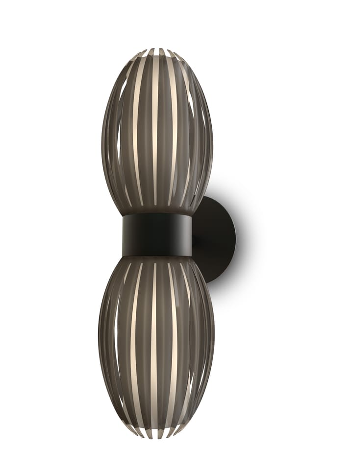 Tentacle wall lamp duo 34 cm, Black-Smoked Herstal