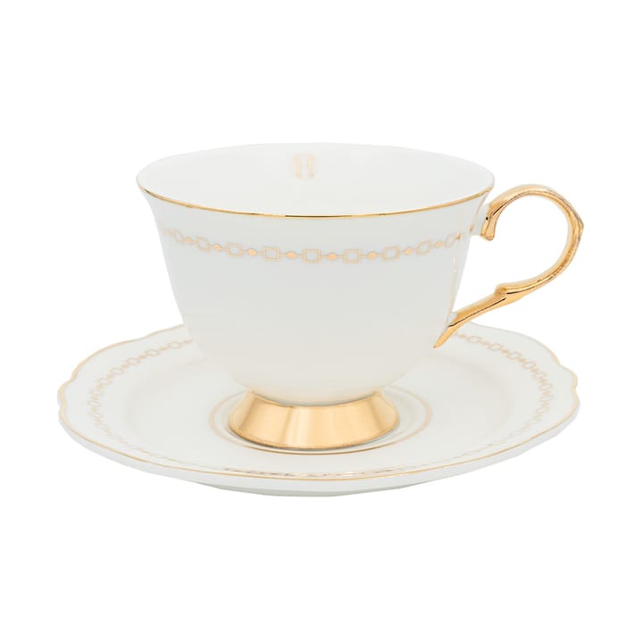 Anima Bianco cup with saucer, 22 cl Hilke Collection