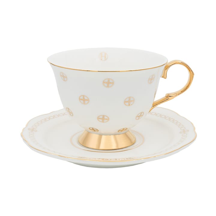 Anima Gemella 1, cup with saucer, 22 cl Hilke Collection