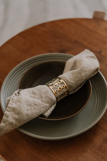 Anima napkin ring 2-pack - Brass - Hilke Collection