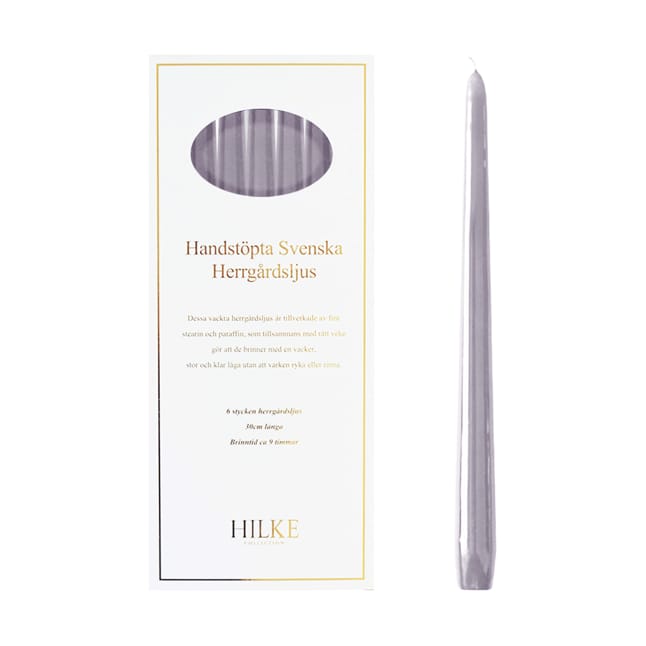 Herrg�årdsljus candles 30 cm 6-pack , Blueberry Hilke Collection