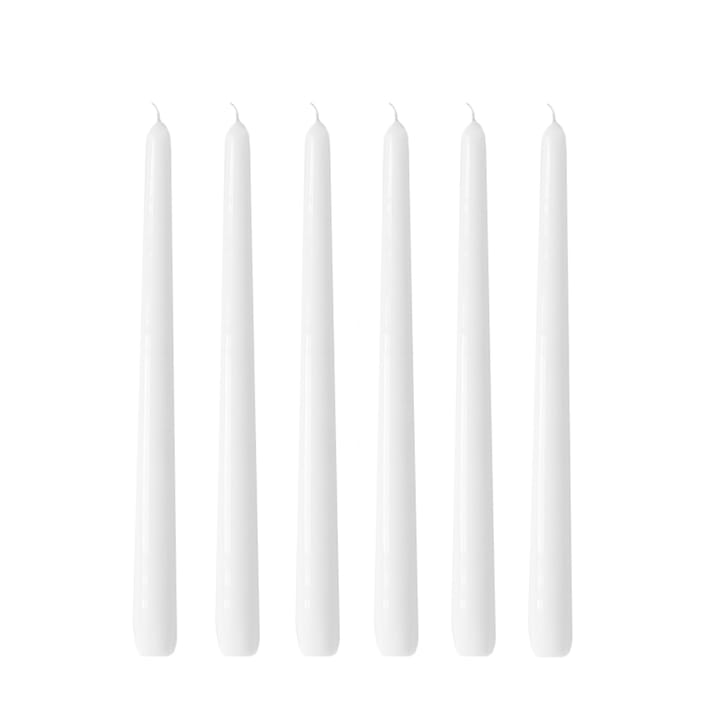 Herrgårdsljus candles 30 cm 6-pack , White glossy Hilke Collection