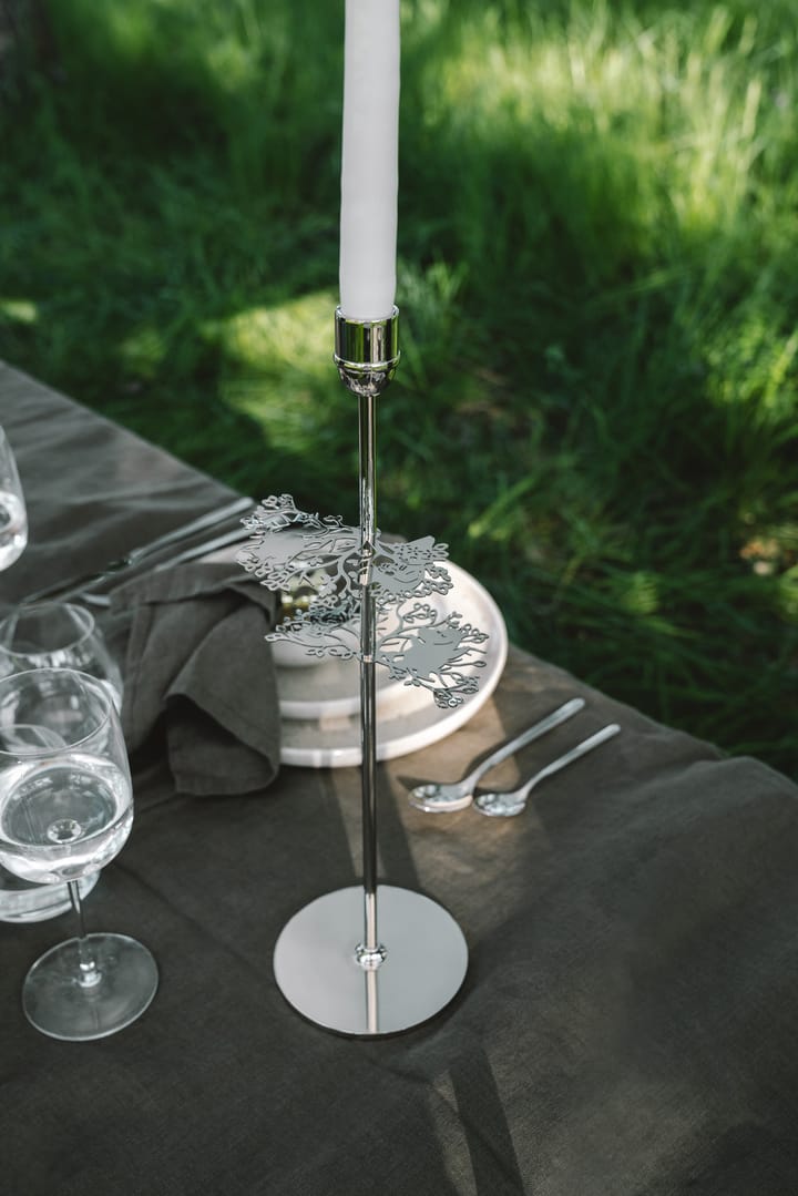 Hilke X Moomin No.2 candle holder, Nickel-plated brass Hilke Collection