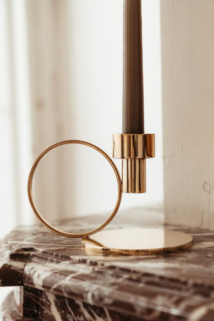 Insieme candle sticks, Solid brass Hilke Collection