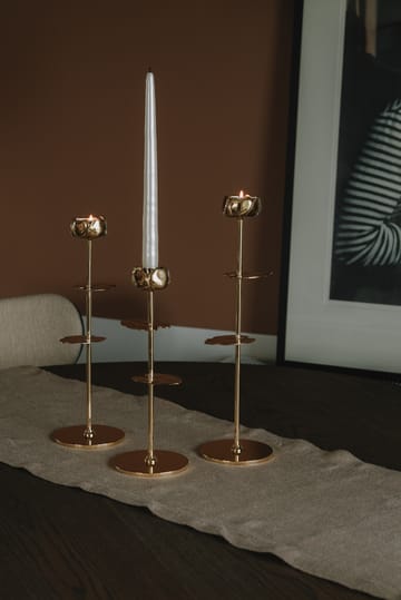 Ninfea Alta candlestick 30 cm - Brass - Hilke Collection