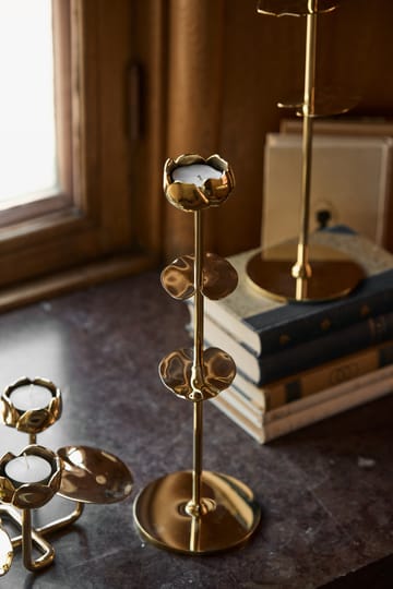 Ninfea Alta candlestick 35 cm - Brass - Hilke Collection