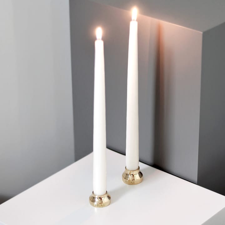 Piccolo no.2 candle sticks, Solid brass Hilke Collection