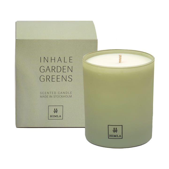 Inhale scented candle 230 g, Garden greens Himla