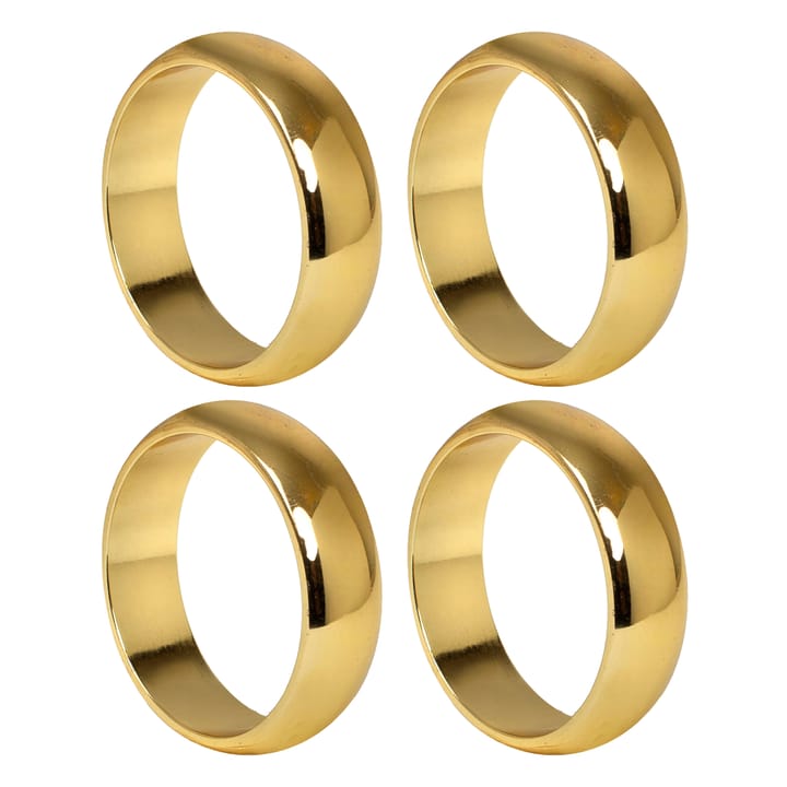 Monaco napkin ring Ø4 cm 4-pack, Brass Himla