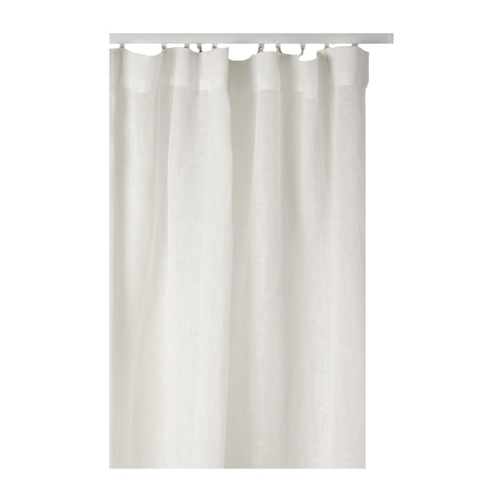 Sirocco curtain with heading tape 135x250 cm, White Himla