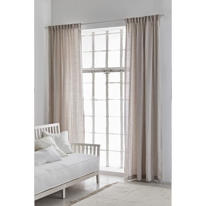 Sunshine curtain with folding band 140x250 cm, Ash (grey) Himla