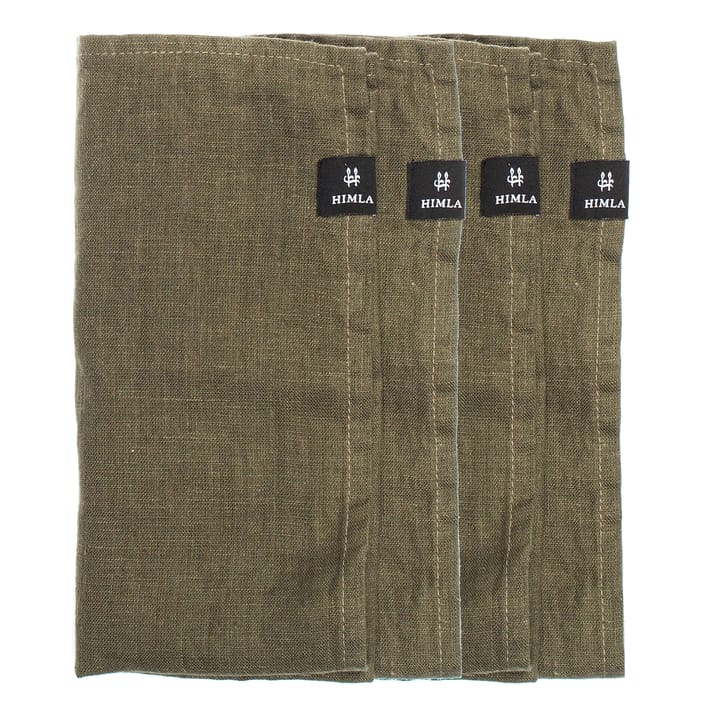 Sunshine napkin 4-pack, khaki Himla