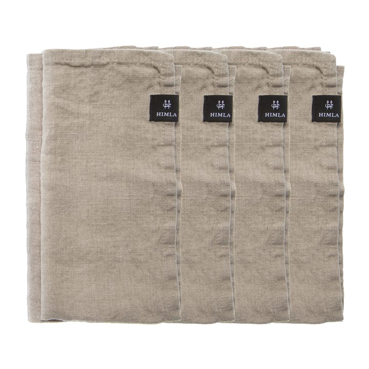 Sunshine napkin 4-pack, natural (beige) Himla