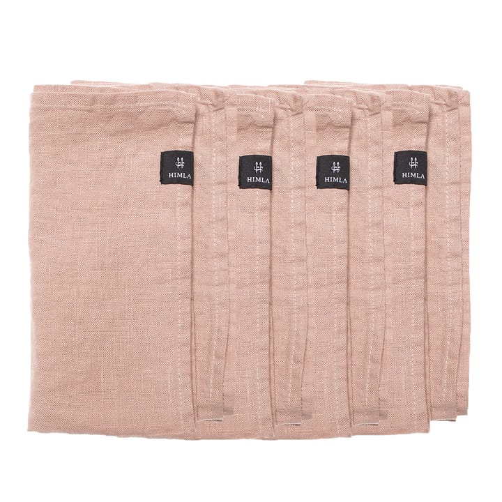 Sunshine napkin 4-pack, Nude (pink) Himla