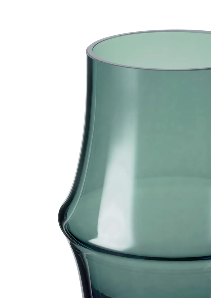 Arc vase 21 cm, Dark green Holmegaard