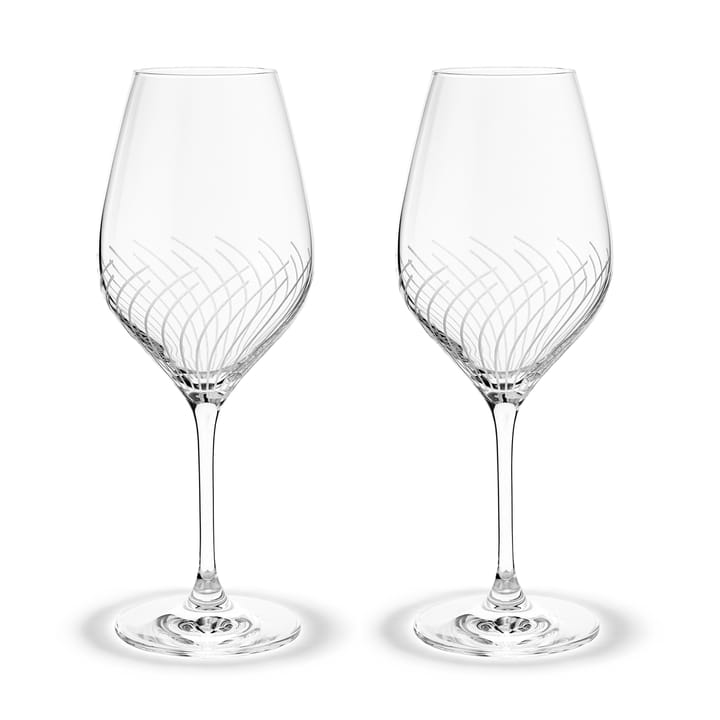 Cabernet Lines white wine glass 36 cl 2-pack, Clear Holmegaard