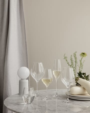 Cabernet Lines white wine glass 36 cl 2-pack - Clear - Holmegaard