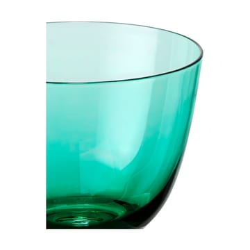 Flow water glass 35 cl - Emerald green - Holmegaard