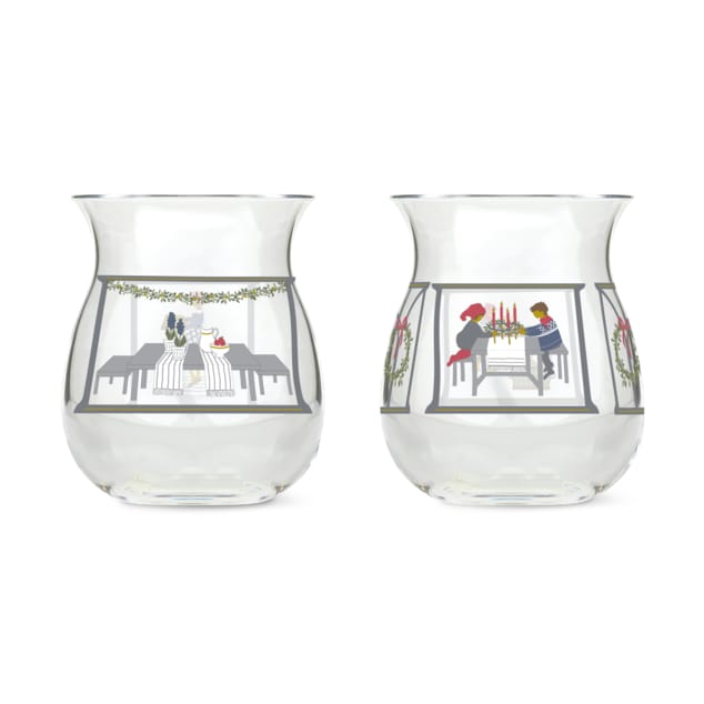 Holmegaard Christmas candle holder 2-pack, 2024 Holmegaard