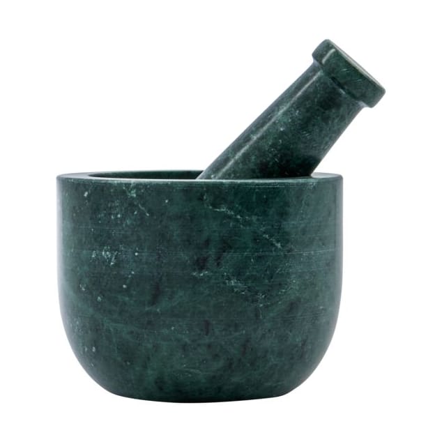 Arb mortar with pestle Ø10 cm - Dark green - House Doctor