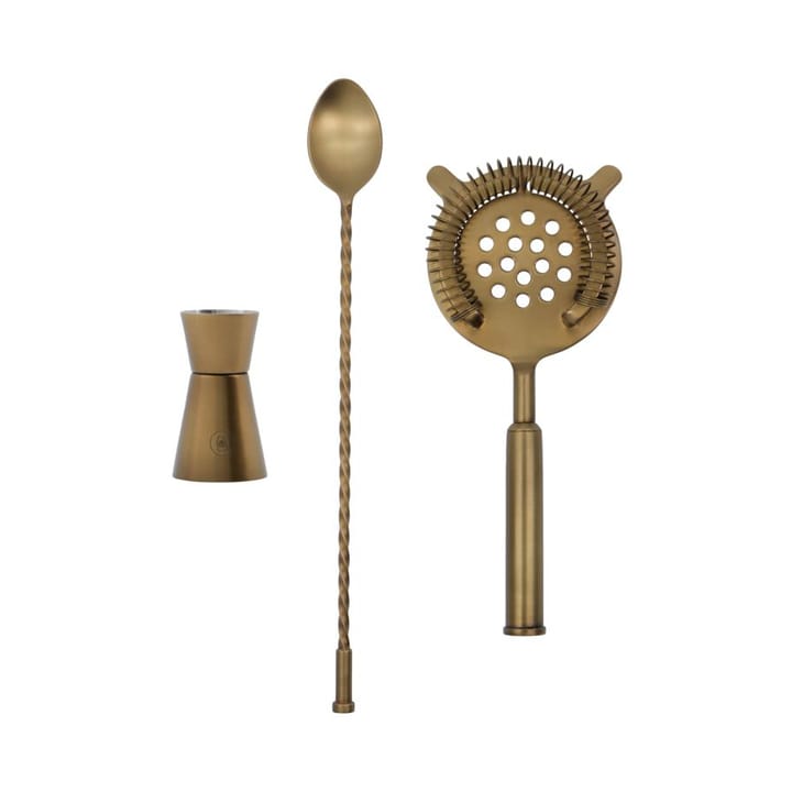 Baar Cocktail Set 3-Pack - Antique brass - House Doctor