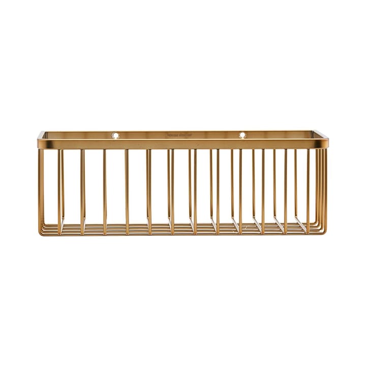 Bath basket 11x28 cm - Brushed brass - House Doctor