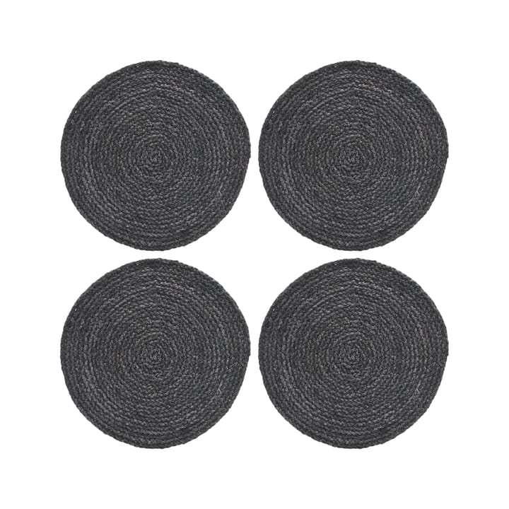 Circle placemat grass 4-pack - Grey-blue - House Doctor