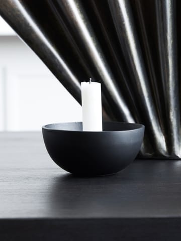 Crown candle sticks Ø13 cm - Black - House Doctor