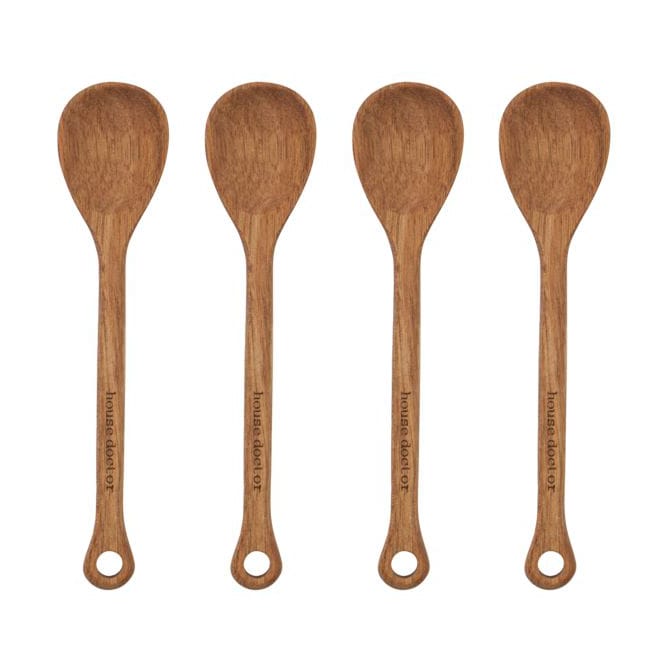 Eya serving spoon 4-pack - Acacia - House Doctor