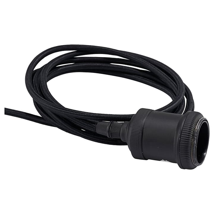 House Doctor extension cord E27 3 m, Black House Doctor