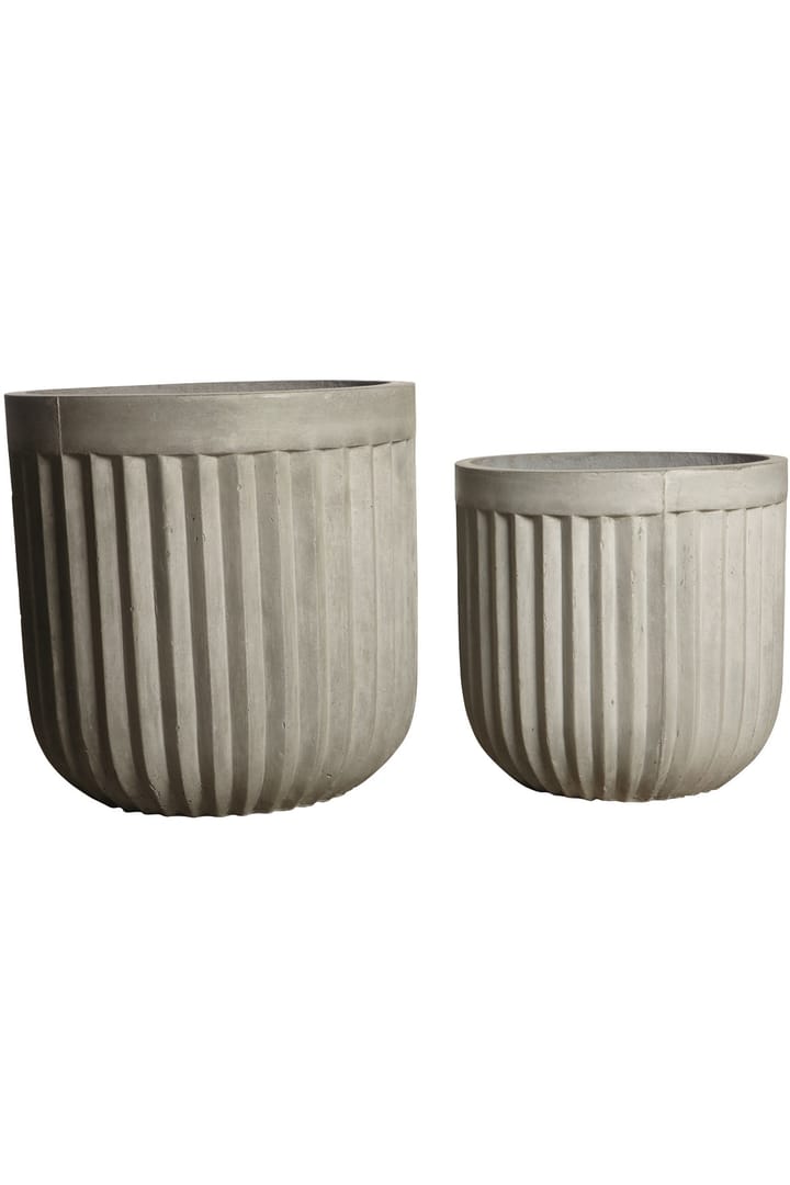 House Doctor flower pot 2 pcs, Concrete House Doctor