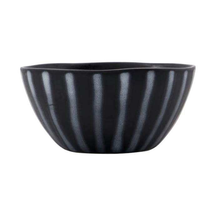 Line bowl Ø12 cm, Black-brown House Doctor